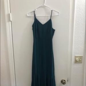 Lulus green long dress